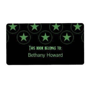 Étiquette Plaques de livres Classic Stars