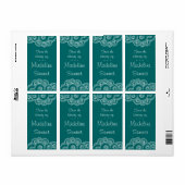 Étiquette Plaques de livres de charmes blancs (Feuille entière)