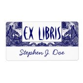 Étiquette Plaques de livres Dragons à Dungeon Bookend EX LIB (Devant)