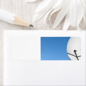 Étiquette Plat satellite (En situation)