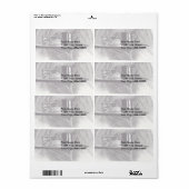 Étiquette Plateau de thé vintage (Feuille entière)