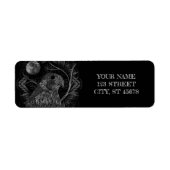 Étiquette Pleine lune de faucon (Devant)