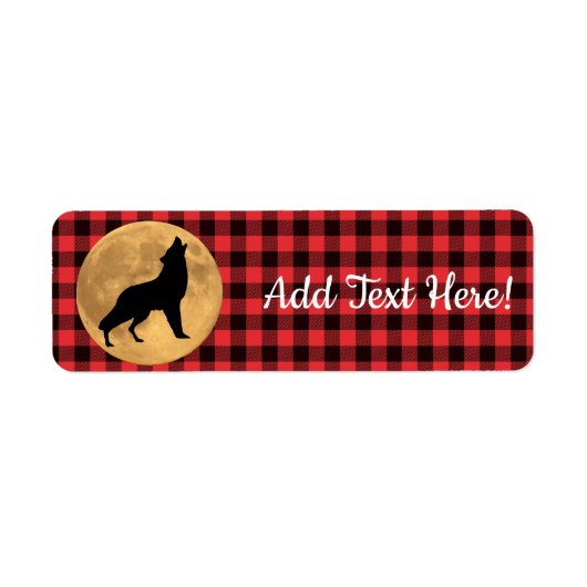 Étiquette Pleine lune de Howling Wolf (Devant)