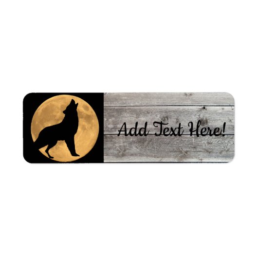 Étiquette Pleine lune de Howling Wolf (Devant)