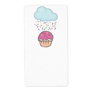 Étiquette Pluies sur Cupcake