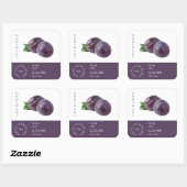 Étiquette Plum Petite Entreprise (Feuille)