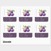 Étiquette Plum Petite Entreprise (Feuille)