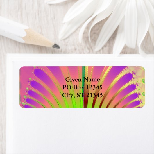 Étiquette Plumes de carnaval (En situation)