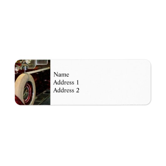 Étiquette Pneus de rechange (Devant)