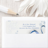 Étiquette Pneus et rubans bleus (En situation)