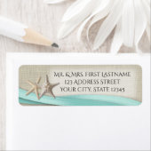 Étiquette Poêle de mer et ruban d'eau (En situation)