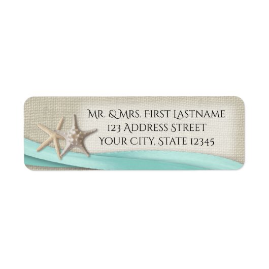 Étiquette Poêle de mer et ruban d'eau (Devant)