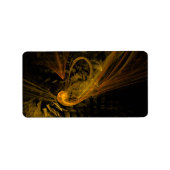 Étiquette Point de rupture Art Abstrait (Devant)