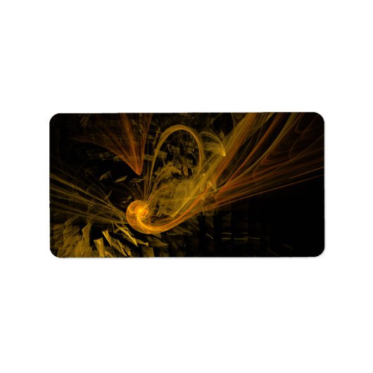 Étiquette Point de rupture Art Abstrait (Devant)