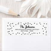 Étiquette Points Dalmatiens simples vacances (En situation)