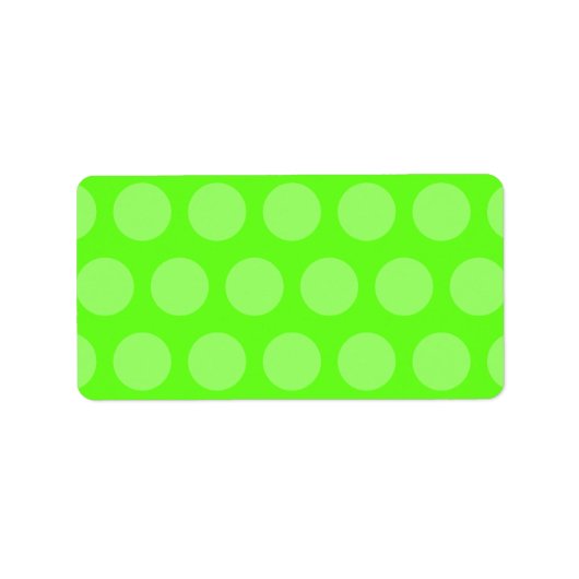 Étiquette Points de citron (Devant)