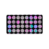 Étiquette Points élégants (Devant)