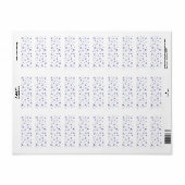 Étiquette pois peint à la main (Feuille entière)