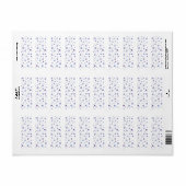 Étiquette pois peints à la main (Feuille entière)