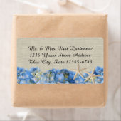 Étiquette Poisson étoilée et Hydrangées (En situation)