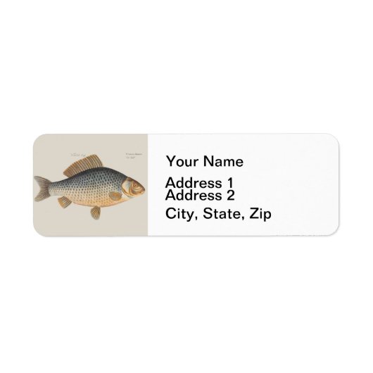 Étiquette Poisson+oeuvre d'art+conception+pêche+poissonneux (Devant)