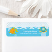 Étiquette Poisson sous-marin (En situation)