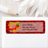 Étiquette Poivre chili au coeur de flamme (En situation)