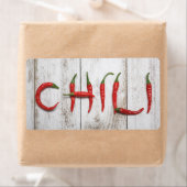 Étiquette Poivrons chics (En situation)