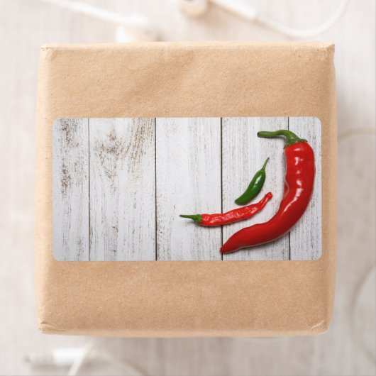 Étiquette Poivrons chics (En situation)