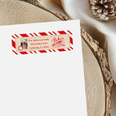 Étiquette Polar Express Christmas Ticket Adress