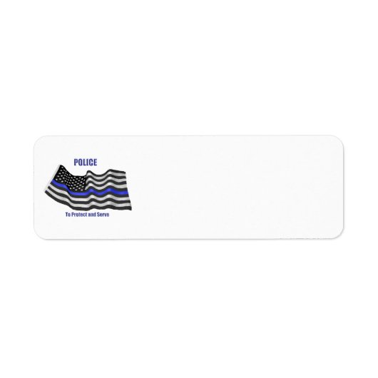 Étiquette Police (Devant)