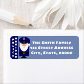 Étiquette Police Navidad (En situation)