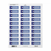 Étiquette Police Navidad (Feuille entière)