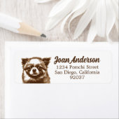 Étiquette Pomchi (En situation)