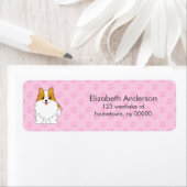 Étiquette Pomeranien personnalisé (En situation)