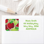 Étiquette Pommes mélangées (En situation)