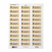 Étiquette Pommes vintages (Feuille entière)