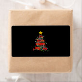 Étiquette Pompier Camion Arbre de Noël Hommes Femmes (En situation)