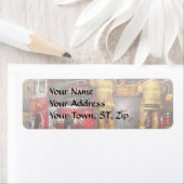 Étiquette Pompiers - Metuchen Fire Department (En situation)