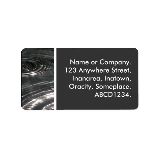 Étiquette Pond (Devant)