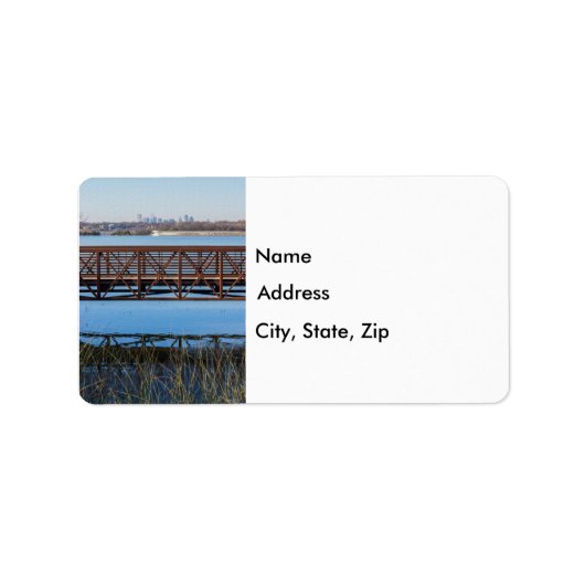 Étiquette Pont à White Rock (Devant)