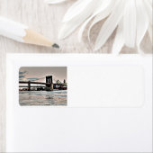 Étiquette Pont Brooklyn (En situation)