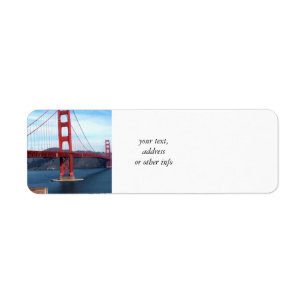 Étiquette Pont de San Francisco