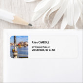 Étiquette Pont des Arts le jour de la Saint Valentin - Paris (En situation)