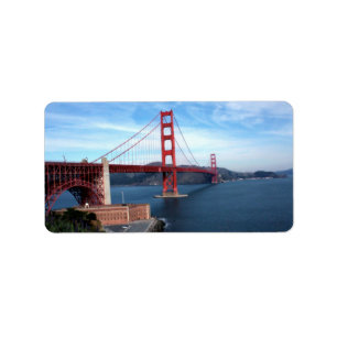 Étiquette Pont Golden Gate