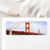 Étiquette Pont Golden Gate (En situation)