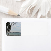 Étiquette Pont Mackinac, Michigan (En situation)