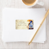 Étiquette Pony sauvage avec adresse Sun Horse (En situation)