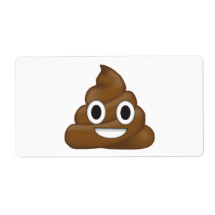 Étiquette Poop Emoji