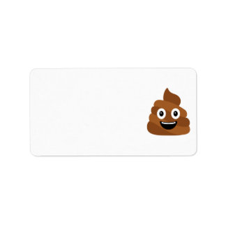 Étiquette Poop Emoji